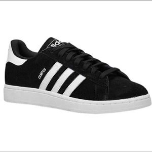 Black and White Adidas CAMPUS size 8.5 RELISTED